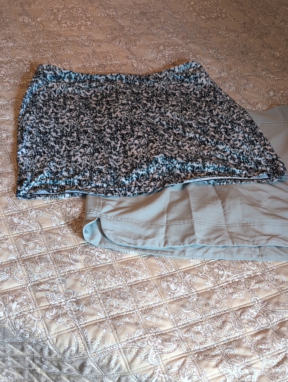 2 Skirts Graphic Design And Light Green